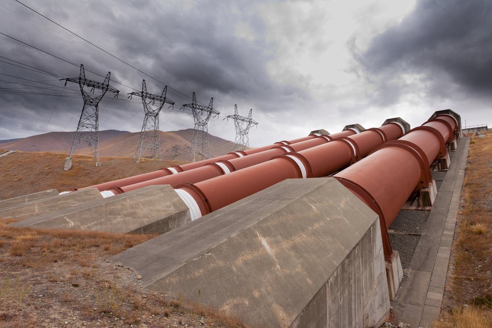 Projeto tridimensional de conduto forçado de grande diâmetro